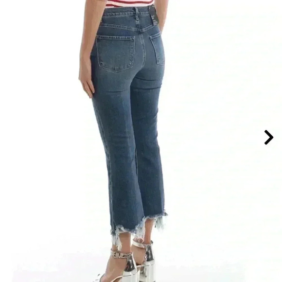 NWT J Brand Julia High Rise Flare Rigid Jeans Wonderland Deconstruct 28 - Picture 5 of 7